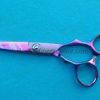 Convex Titanium Color  Scissors Manufacture