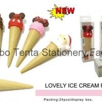 cute ice cream shaped ball pen for 2017