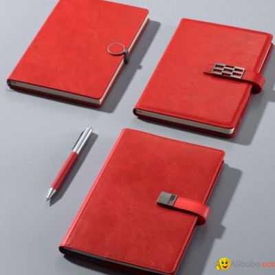 China Red Series Magnetic Buckle Notebook Setpicture1