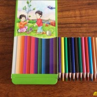 Low price sharpened kids drawing colored pencils