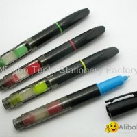 ball pen with memo sticker