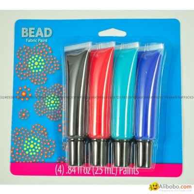 4pcs 25ml primary bead fabric paintpicture1