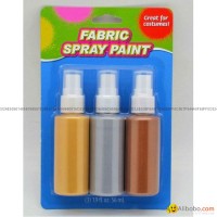 3pcs 2OZ metaallic spray fabric paint