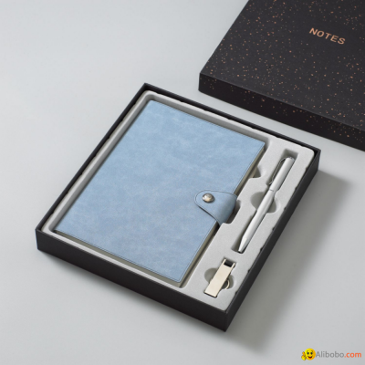 Hardcover notebook（office set: with USB flash disk）picture1