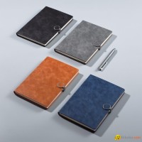 Hinge round buckle core notebook