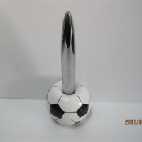 Metal magic magnetic pens with football base high quality football magnetic pens