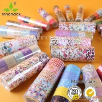 Best sale factory price adhesive washi tape with cute patterns