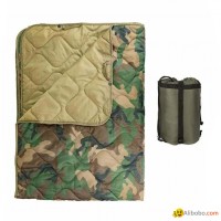 Waterproof Camouflage Tactical Poncho Tent Camping Mat Combat Outdoor Blanket