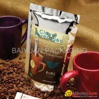 plastic resealable aluminum foil coffee bags