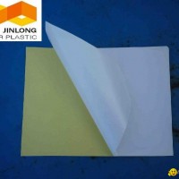 Self adhesive mirror coated paper