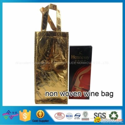 High Quality Non Woven Bottle Bag Promotion Bag Non-Woven Cloth Wine Bagpicture1