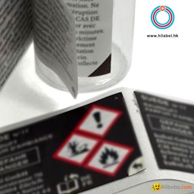 adhesive customized label multi page folding booklet label peel and readpicture1