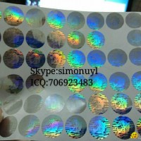 Discover hologram sticker 3D label sticker