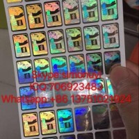 AMEX high quality anti-fake hologram sticker 3D effect