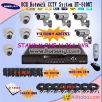 8CH CCTV Camera & DVR Surveillance Systems HT-8408T