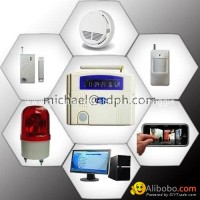 Patrial arm/disarm wireless gsm alarm system for house security