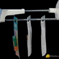 Retail plastic security display hanging peg hook