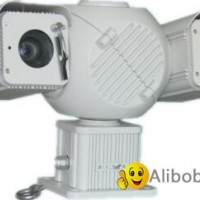 1500m long range thermal PTZ CCTV surveillance camera heat detect fog penetrate