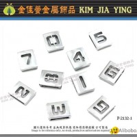 Hollow square wear belt DIY metal letters