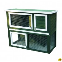 rabbit hutch / wooden rabbite cage DFR-039. Dimension:115*50*92cm