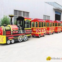 Colorful New Design Amusement Park Rides Trackless Train for Sale