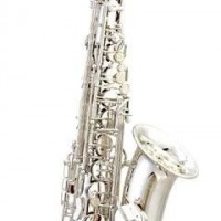 Alto sax,like Selmer 802,silver plated body & keys.