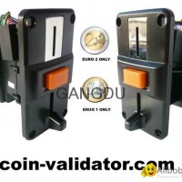 euro only coin validator Acceptor slot selector