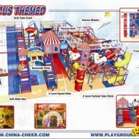 Cheer Amusement Circus Themed Indoor Playground CH-AP110137