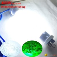 400W DC12V Underwater LED Fishing Light Bait Lure Squid Bait for Night Fishing