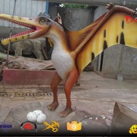 Standing pterosaur simulation animatronic dinosaur