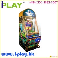 Aleebaba Video Coin Pusher Tickets Redemption Game Machine