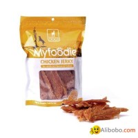 Myfoodie All Natural Tasty Chicken Jerky Premium Dog Treats Chews 16oz