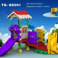 2011 lovely plastic kiddie theme playgrounds equipments