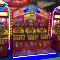 Kids Laughing Clown's Coin OperatedTickets Redemption Game Machine