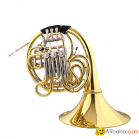 Single Key of F/Bb Brass French Horn