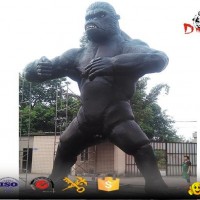 10m tall animatronics gorilla attractive model