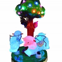 Forest Baby Kids Rides Indoor Amusement Park Coin Operated Carousel