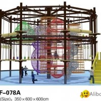 Outdoor playground New design trampoline and outward bound