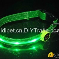 colorful high-light glow dog collars