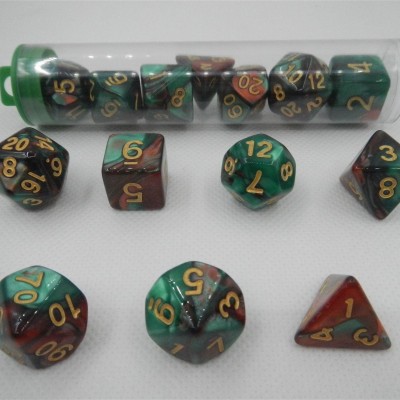 Paladin Roleplaying Red and Brown Dice - Expanded DND Set with Extra D20picture1