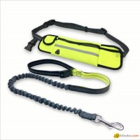 Amazon Best Seller Running Elastic Bungee Hand Free Wallet Belt Lead Purse Pet