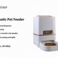 6L Automatic Pet Feeder Food Dispenser for Cat Dog with Voice Recorder