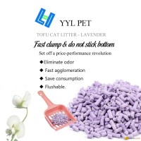 Tofu cat litter--lavender