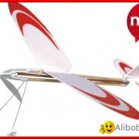 Rubber band powered airplane