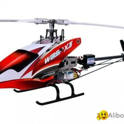 WASP X3V 3 AXIS flybarless RTF version rc helicopterpicture1