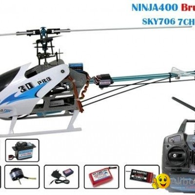 Skyartec Professional 3D rc helicopter NINJA 400 RTF Brushlesspicture1