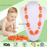 FK002 baby teething silicone Necklace