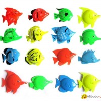 Plastic toy fish blocks water gun