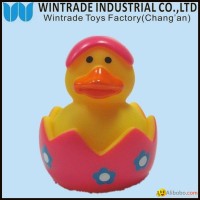 led rubber baby bath toys duck