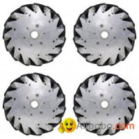 A SET OF 152MM MECANUM WHEELS (4 PIECES)